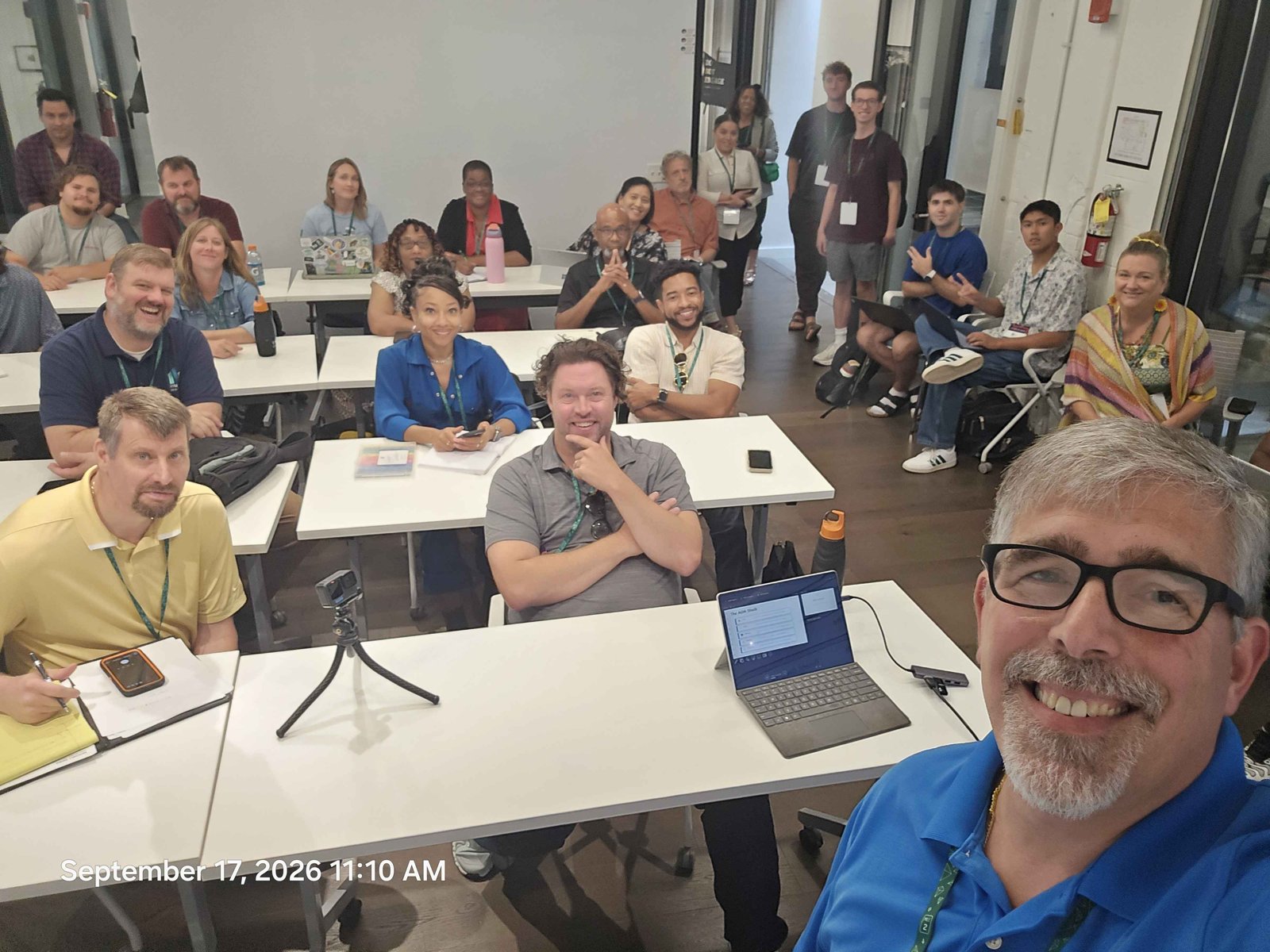 Randy with the audience at his Dayton Startup Week 2026 session